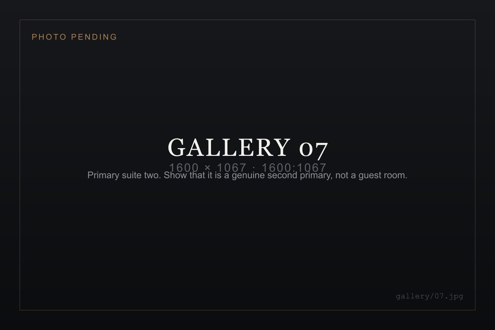 The second primary suite.